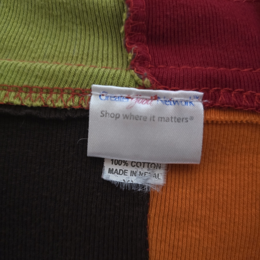 Multicolor Greater Good Patchwork Women's Jacket XL - Picture 3 of 6